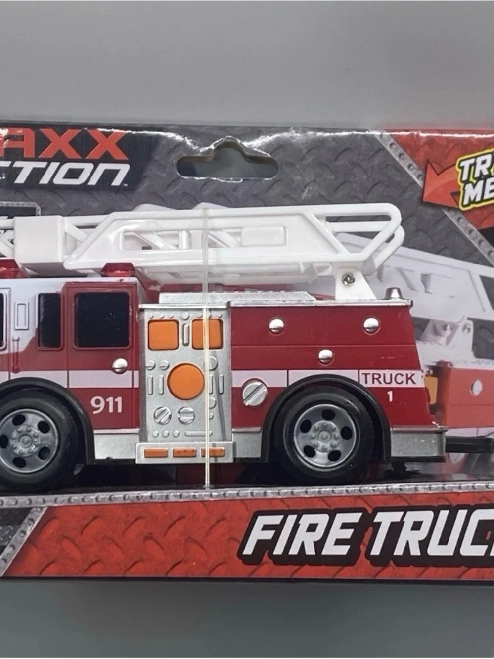 Sunny Days Entertainment Max Action Mini Rescue Toy Fire Truck W/extensionladder